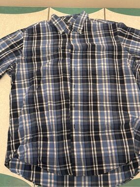 Puritan Blue Plaid Button-Down Shirt
